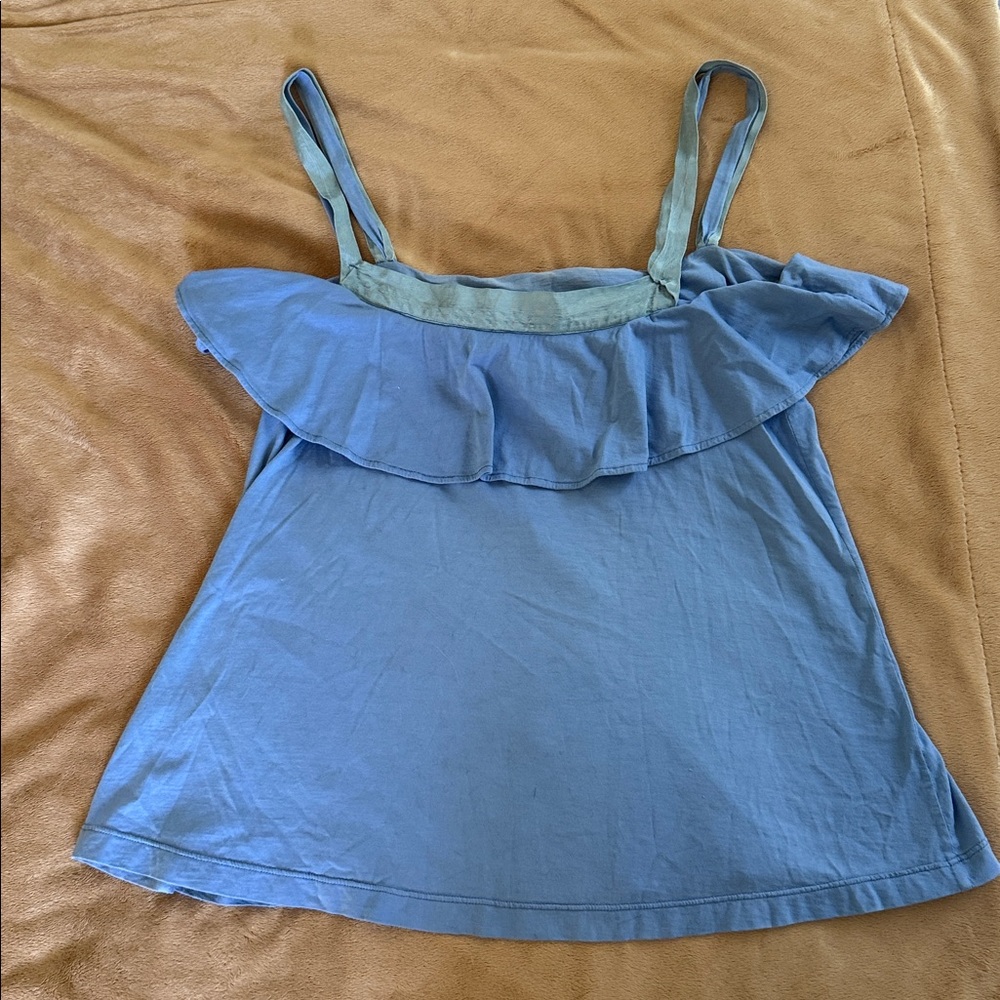Yves Saint Laurent Ruffle top Small - Picture 2 of 4